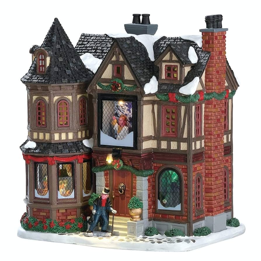 Amazon.com: Lemax Village Collection Scrooge's Manor 75191